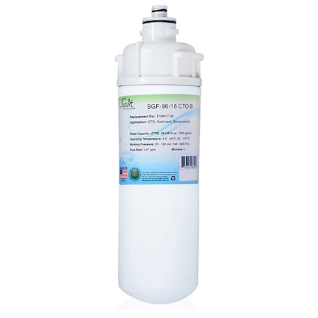 Swift Green Filters SGF-96-16 CTO-B Replacement water filter for Everpure EV9617-36 SGF-96-16 CTO-B